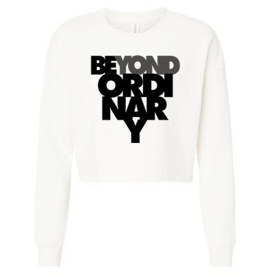 Beyond Ordinary Cropped Pullover Crew