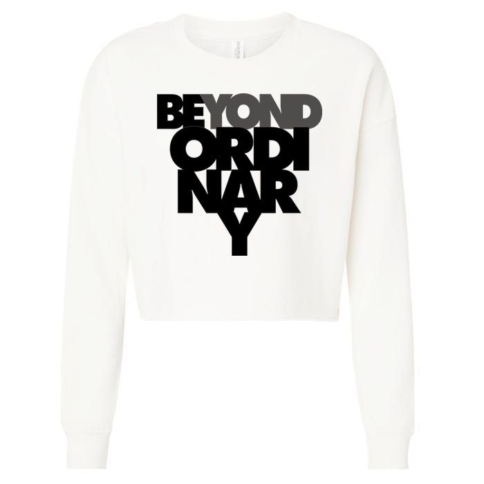 Beyond Ordinary Cropped Pullover Crew