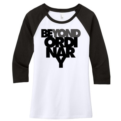 Beyond Ordinary Women's Tri-Blend 3/4-Sleeve Raglan Shirt