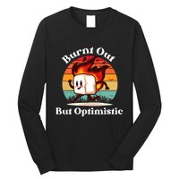 Burnt Out But Optimistic Retro Vintage Sunset Long Sleeve Shirt