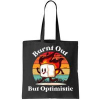 Burnt Out But Optimistic Retro Vintage Sunset Tote Bag