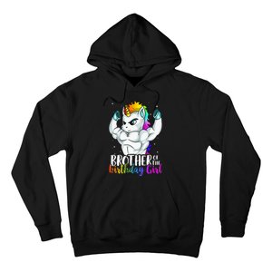 Brother Of Birthday Girl Unicorn Son Grandkid Nephew Hoodie