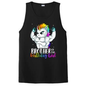 Brother Of Birthday Girl Unicorn Son Grandkid Nephew PosiCharge Competitor Tank