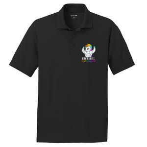 Brother Of Birthday Girl Unicorn Son Grandkid Nephew PosiCharge RacerMesh Polo