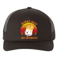 Burnt Out But Optimistic Retro Vintage Yupoong Adult 5-Panel Trucker Hat