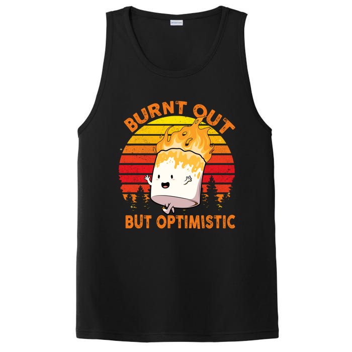 Burnt Out But Optimistic Retro Vintage PosiCharge Competitor Tank