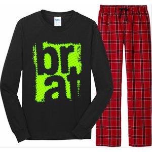 Brat Oversized Long Sleeve Pajama Set