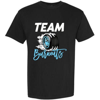 Burnouts Or Bows Team Boy Team Girl Gender Reveal Garment-Dyed Heavyweight T-Shirt