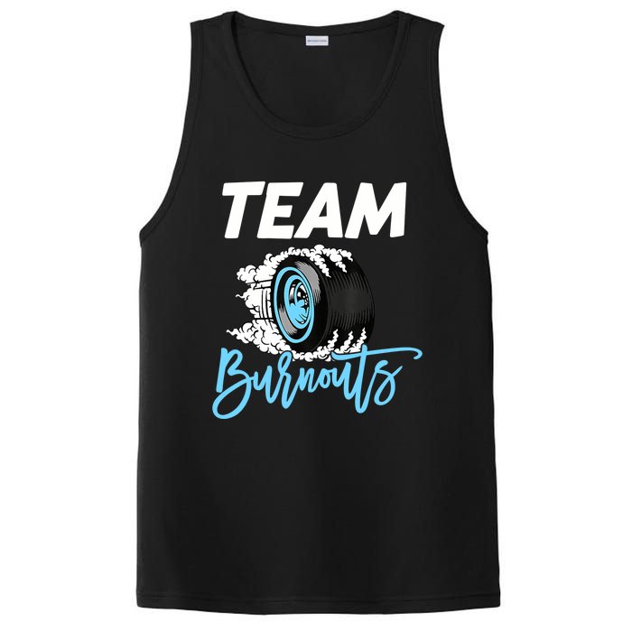 Burnouts Or Bows Team Boy Team Girl Gender Reveal PosiCharge Competitor Tank