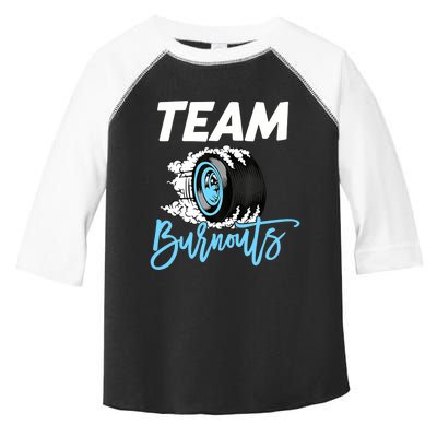 Burnouts Or Bows Team Boy Team Girl Gender Reveal Toddler Fine Jersey T-Shirt