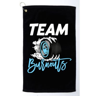 Burnouts Or Bows Team Boy Team Girl Gender Reveal Platinum Collection Golf Towel