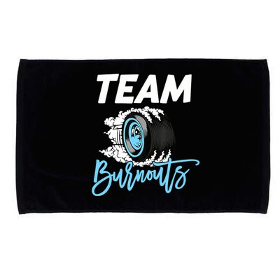 Burnouts Or Bows Team Boy Team Girl Gender Reveal Microfiber Hand Towel