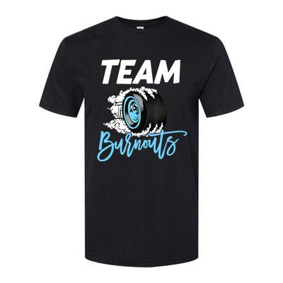 Burnouts Or Bows Team Boy Team Girl Gender Reveal Softstyle CVC T-Shirt