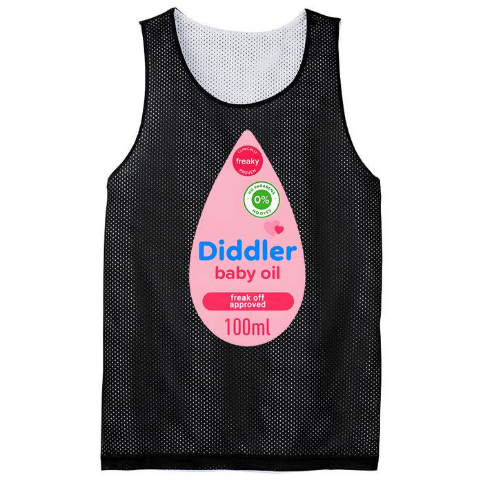 Baby Oil Bottle Halloween Costume Mesh Reversible Basketball Jersey Tank