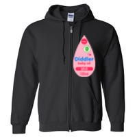 Baby Oil Bottle Halloween Costume Full Zip Hoodie