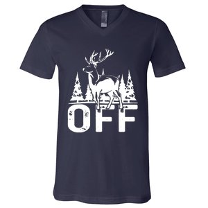 Buck Off V-Neck T-Shirt