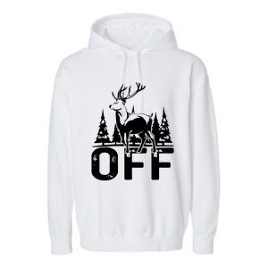 Buck Off Garment-Dyed Fleece Hoodie