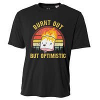 Burnt Out But Optimistic Cute Marshmallow For Camping Cooling Performance Crew T-Shirt