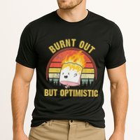 Burnt Out But Optimistic Cute Marshmallow For Camping Performance Shirt