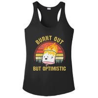 Burnt Out But Optimistic Cute Marshmallow For Camping Ladies PosiCharge Competitor Racerback Tank