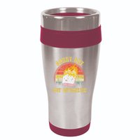 Burnt Out But Optimistic Cute Marshmallow For Camping 16oz Travel Tumbler