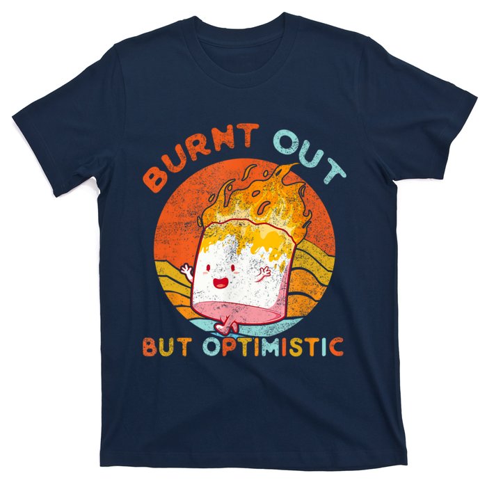 Burnt Out But Optimistic Retro Vintage Sunset T-Shirt