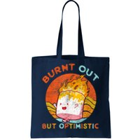 Burnt Out But Optimistic Retro Vintage Sunset Tote Bag