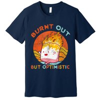 Burnt Out But Optimistic Retro Vintage Sunset Premium T-Shirt