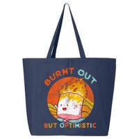 Burnt Out But Optimistic Retro Vintage Sunset 25L Jumbo Tote