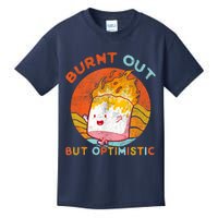 Burnt Out But Optimistic Retro Vintage Sunset Kids T-Shirt