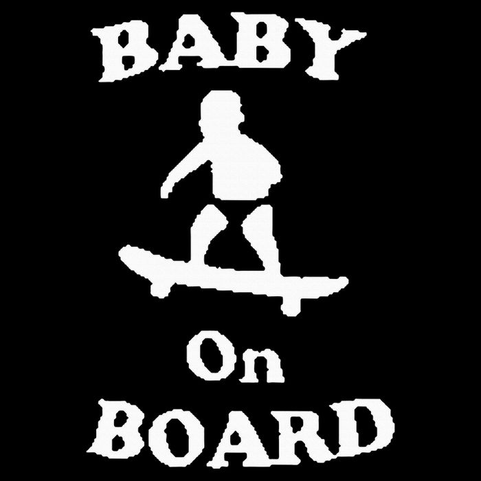 Baby On Board Skateboard Surf Solar Opposites Funny Meme Gag Zip Tote Bag