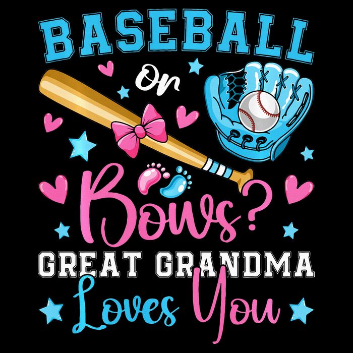 Baseball or Bows Great Grandma Loves You Cute Gender Reveal Impact Tech Backpack