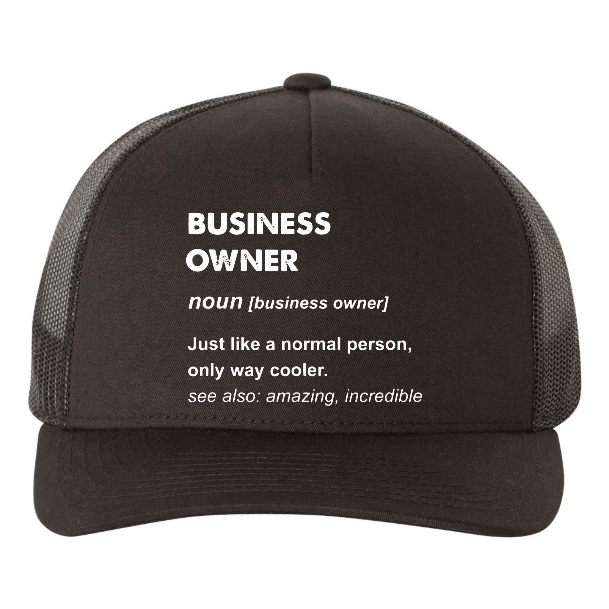 Business Owner Yupoong Adult 5-Panel Trucker Hat