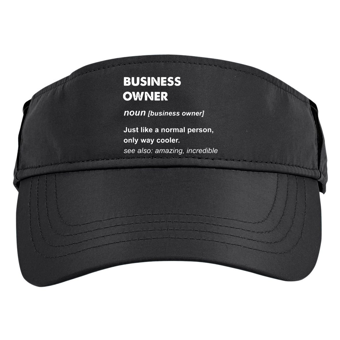 Business Owner Adult Drive Performance Visor