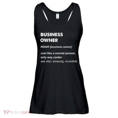 Business Owner Ladies Essential Flowy Tank