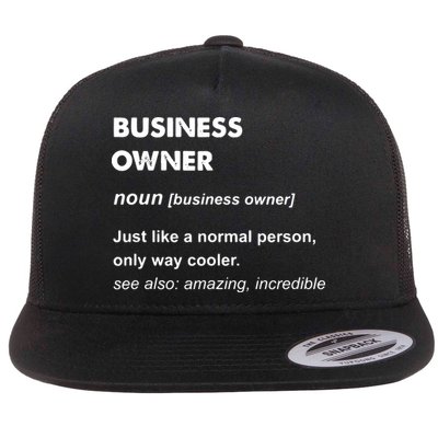 Business Owner Flatbill Hat