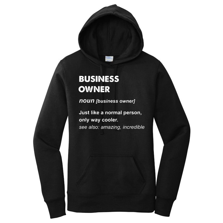 Business Owner Women's Pullover Hoodie
