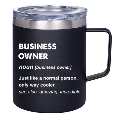Business Owner 12oz Stainless Steel Coffee Mug