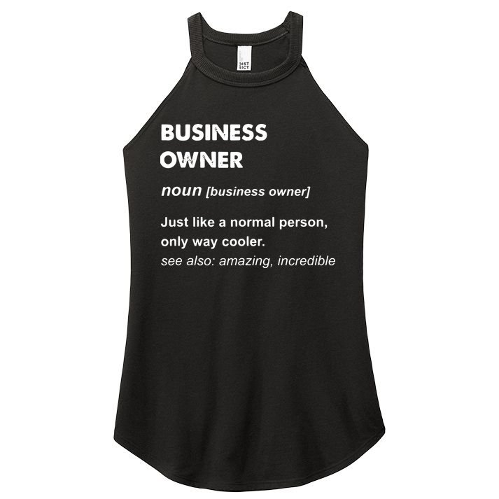 Business Owner Women's Perfect Tri Rocker Tank