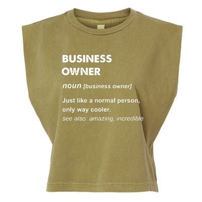 Business Owner Garment-Dyed Women's Muscle Tee