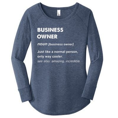 Business Owner Women's Perfect Tri Tunic Long Sleeve Shirt