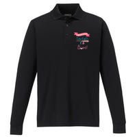 Baseball Or Bows Gender Reveal Performance Long Sleeve Polo