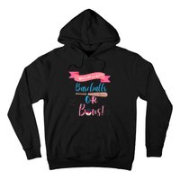 Baseball Or Bows Gender Reveal Hoodie