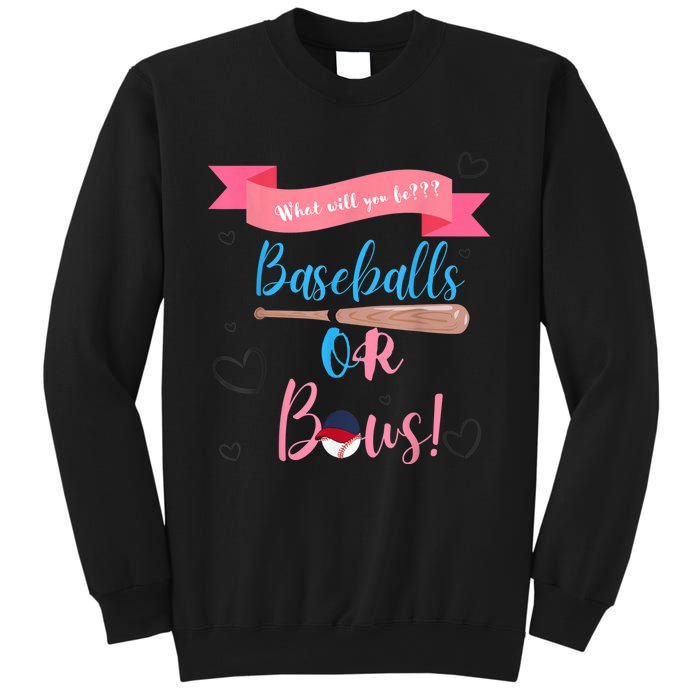 Baseball Or Bows Gender Reveal Sweatshirt