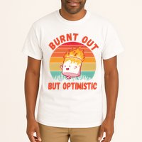 Burnt Out But Optimistic Funny Marshmallow Tall T-Shirt