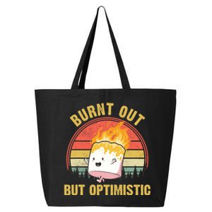 Burnt Out But Optimistic Cute Marshmallow For Camping 25L Jumbo Tote