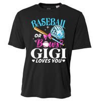 Baseball or Bows Gigi Loves You Gender Reveal Pink or Blue Cooling Performance Crew T-Shirt