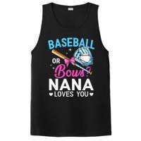 Baseball Or Bows Nana Loves You Gender Reveal Grandma PosiCharge Competitor Tank