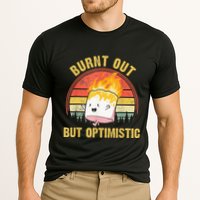 Burnt Out But Optimistic Cute Marshmallow For Camping Performance Shirt
