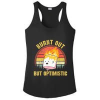 Burnt Out But Optimistic Cute Marshmallow For Camping Ladies PosiCharge Competitor Racerback Tank